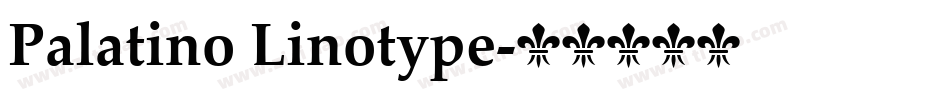 Palatino Linotype字体转换
